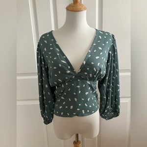 Abercrombie & Fitch long sleeve blouse top small